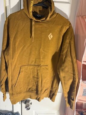 Black Diamond Men’s Mustard Yellow Hooded Sweatshirt